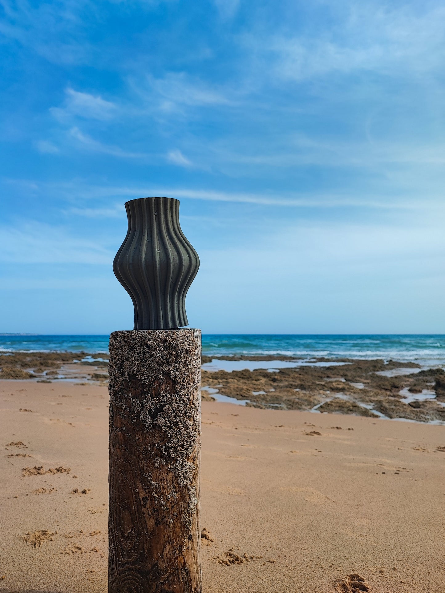Creaserra Tronco Vase, Modern Home Decor, 3d Printed