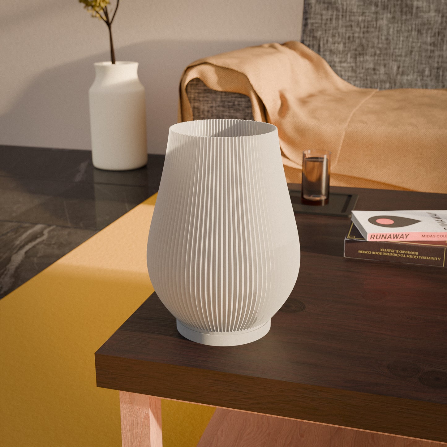 Modular Glow: 3D Printed Table Lamp with Interchangeable Lampshades