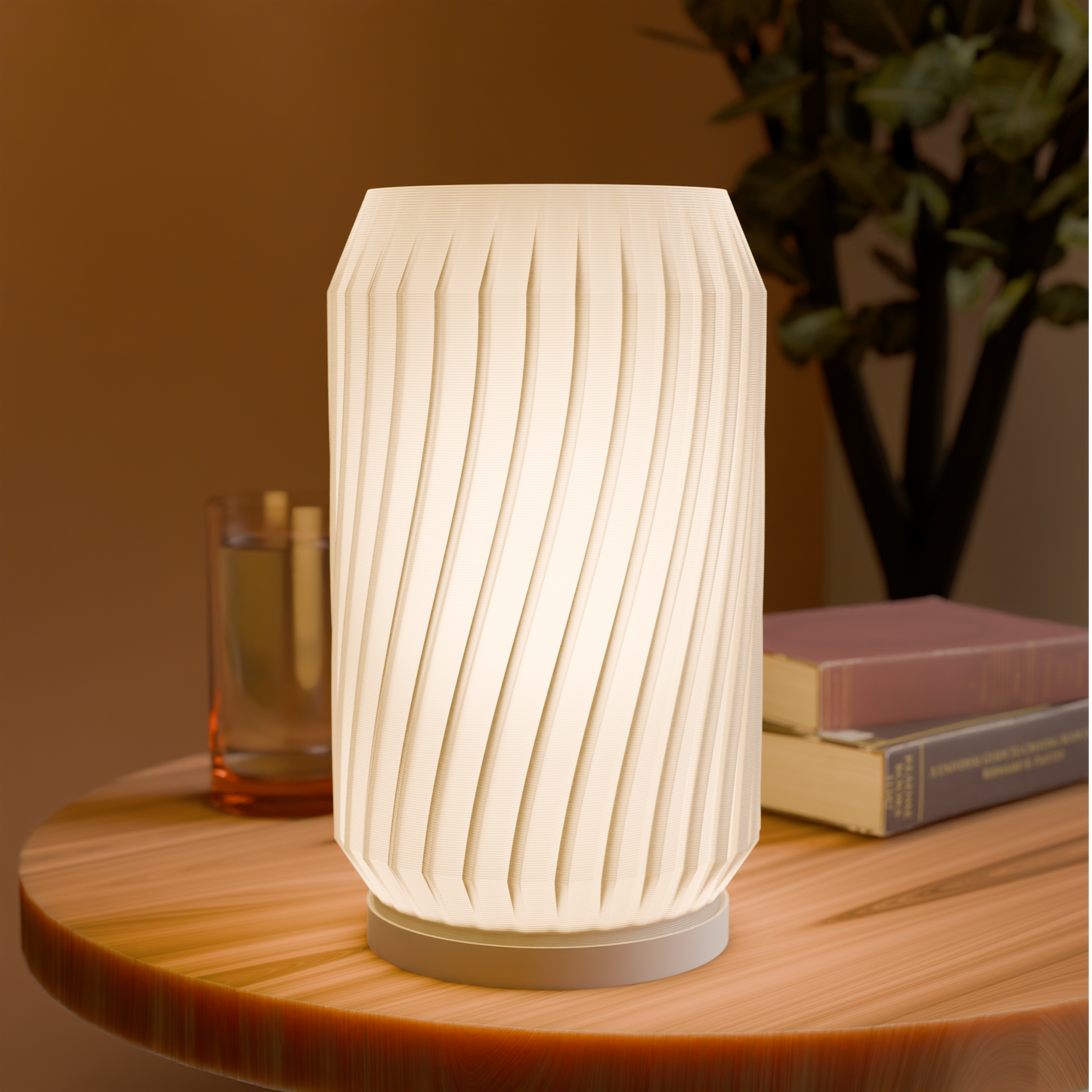 Modular Glow: 3D Printed Table Lamp with Interchangeable Lampshades