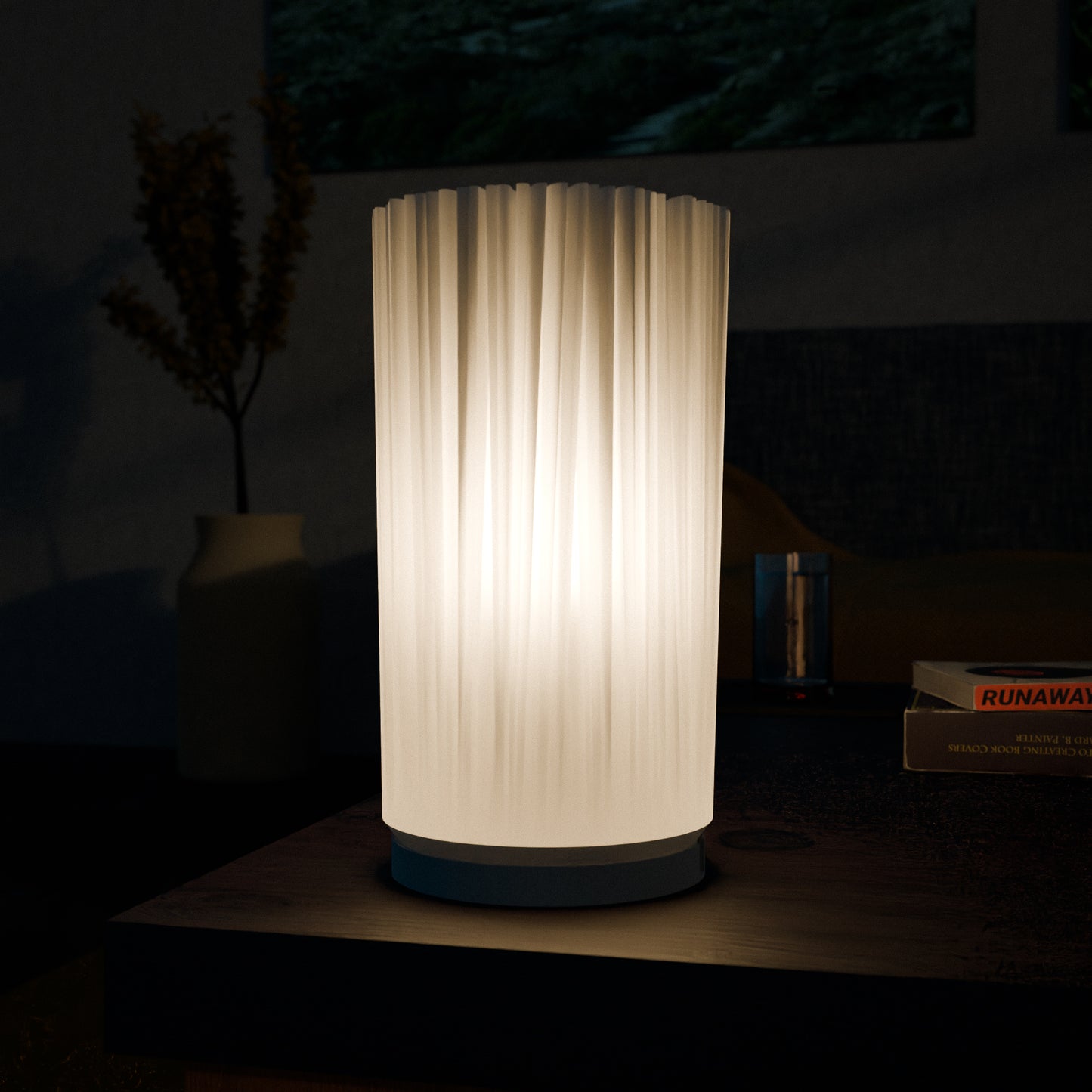 Modular Glow: 3D Printed Table Lamp with Interchangeable Lampshades