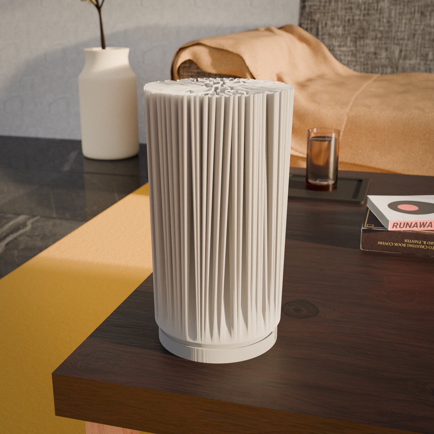 Modular Glow: 3D Printed Table Lamp with Interchangeable Lampshades