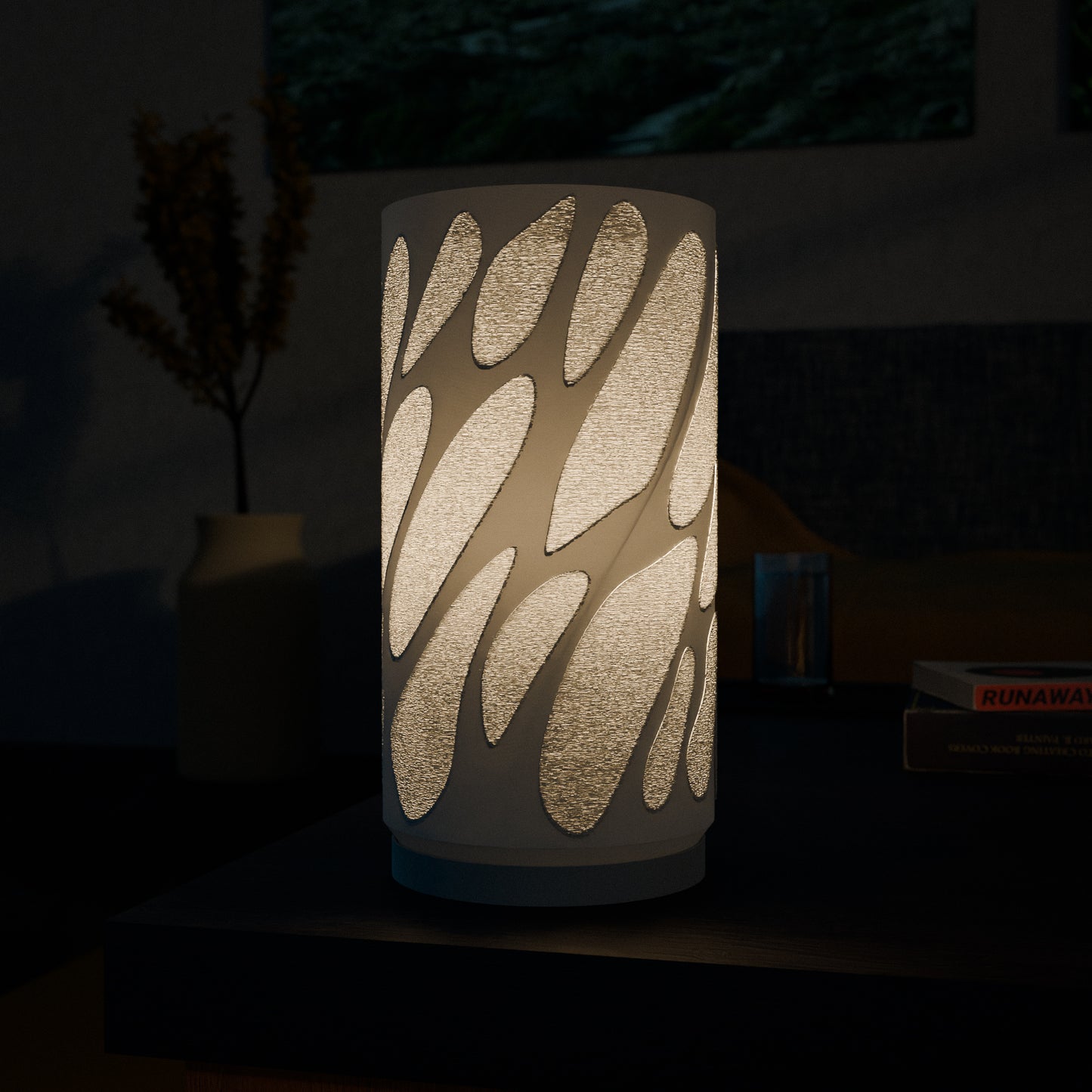 Modular Glow: 3D Printed Table Lamp with Interchangeable Lampshades