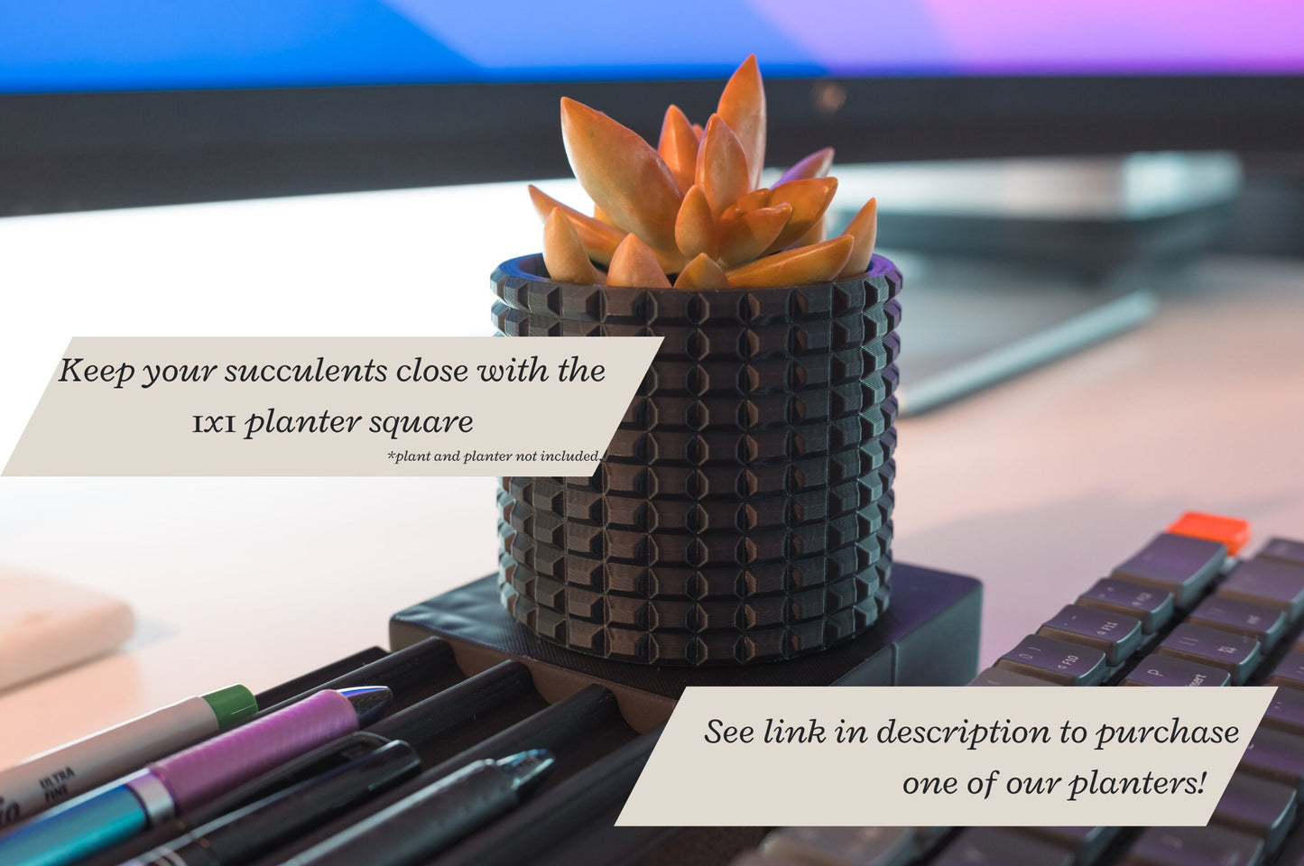 Customizable MagSquares Starter Set β Mix & Match Magnetic Squares for Desk Organizing, Decorating, Gifting