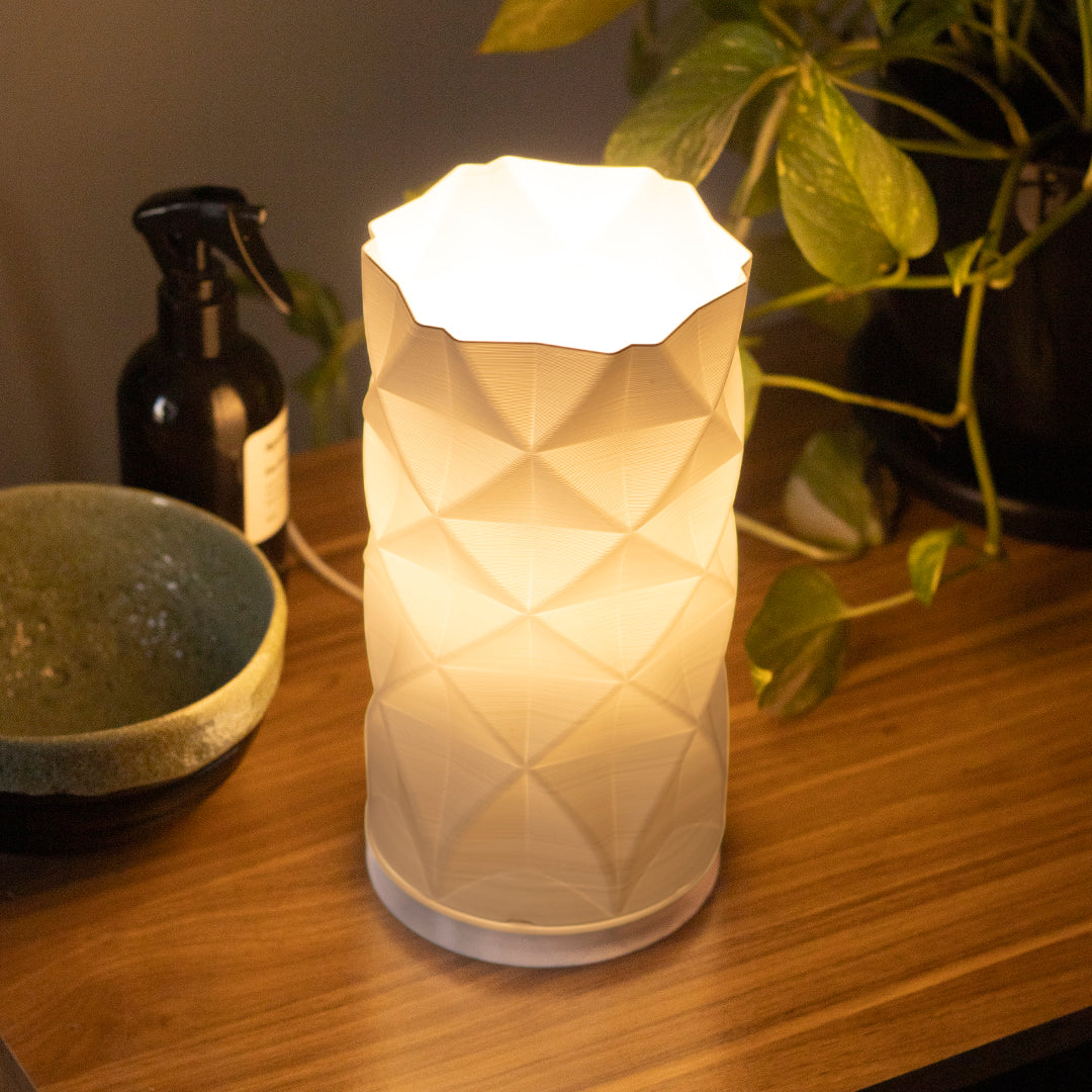 Modular Glow: 3D Printed Table Lamp with Interchangeable Lampshades