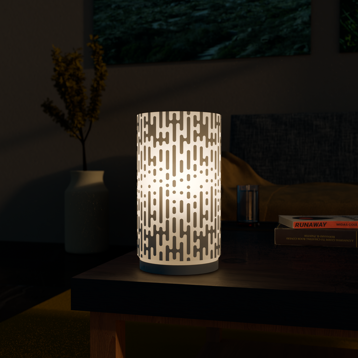 Modular Glow: 3D Printed Table Lamp with Interchangeable Lampshades