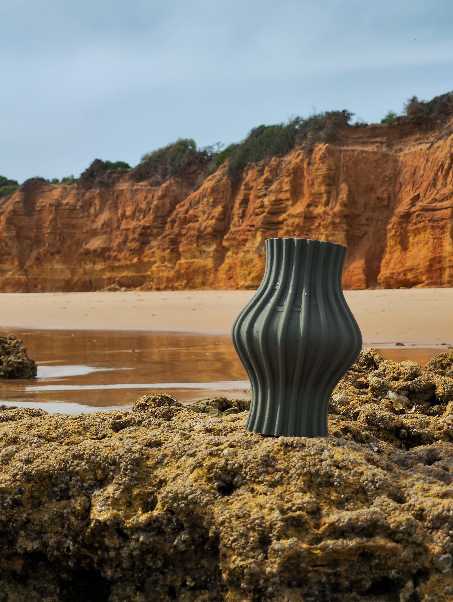 Creaserra Tronco Vase, Modern Home Decor, 3d Printed