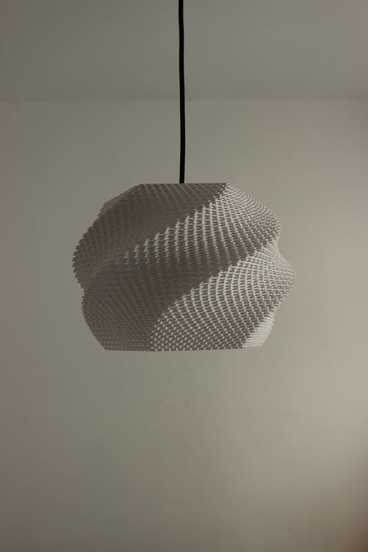 Sofía RippleMesh Lampshade – Sculptural 3D Printed Lighting