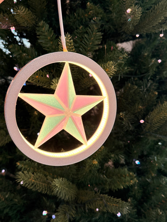 Filipino Parol – Multicolor Inlay Edition (Premium 3000K LED, USB Powered)