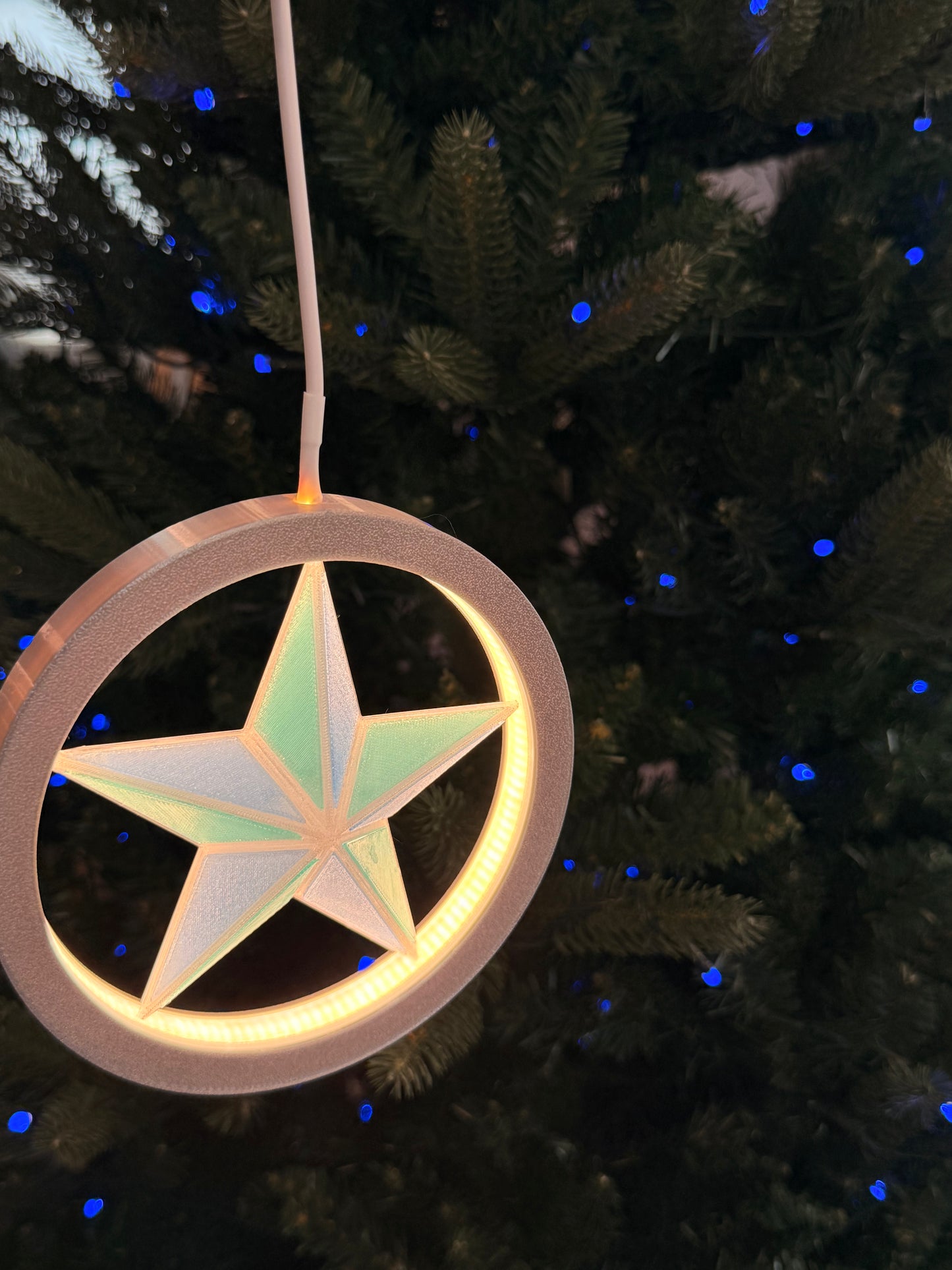 Filipino Parol – Multicolor Inlay Edition (Premium 3000K LED, USB Powered)