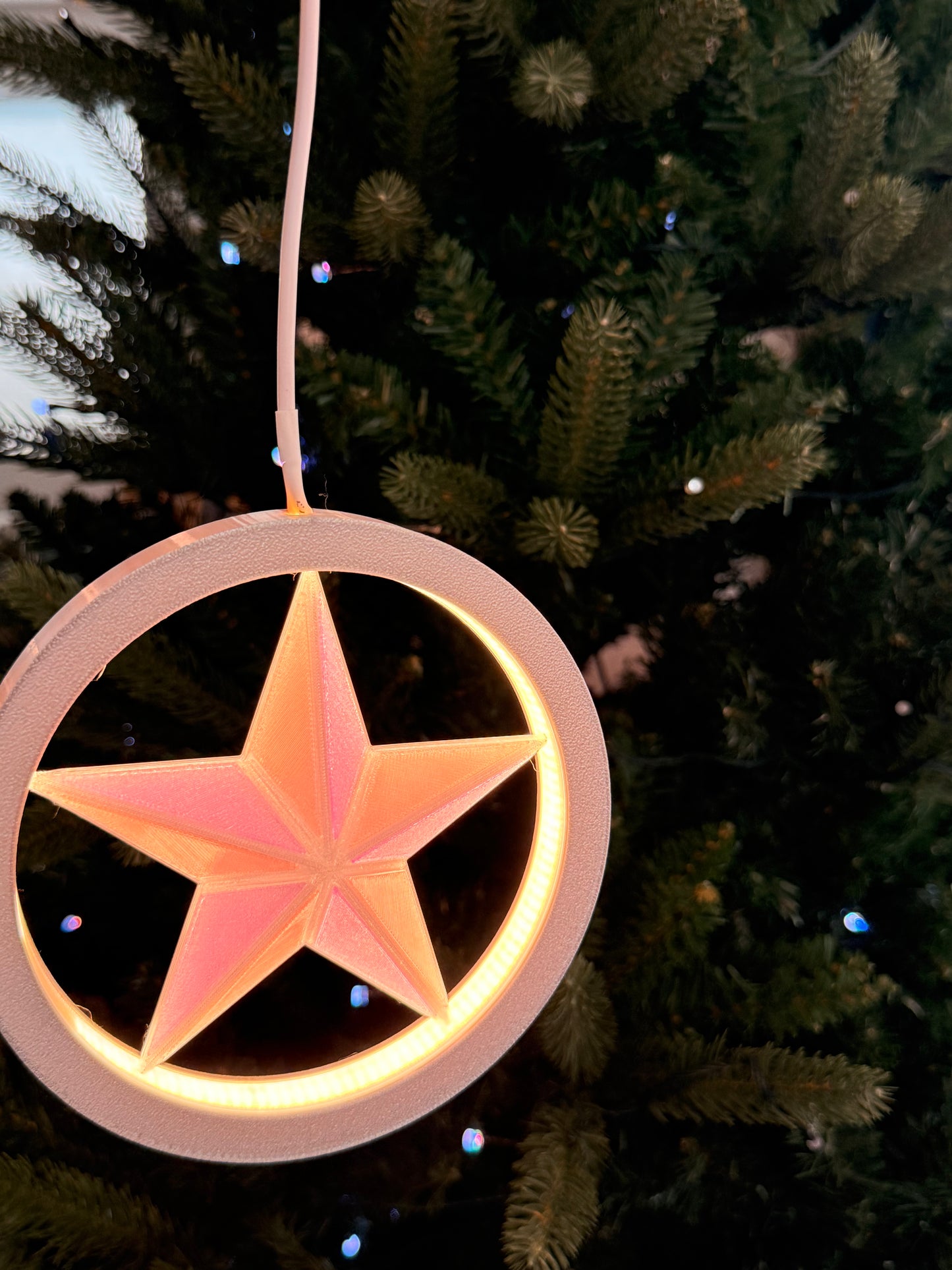 Filipino Parol – Multicolor Inlay Edition (Premium 3000K LED, USB Powered)