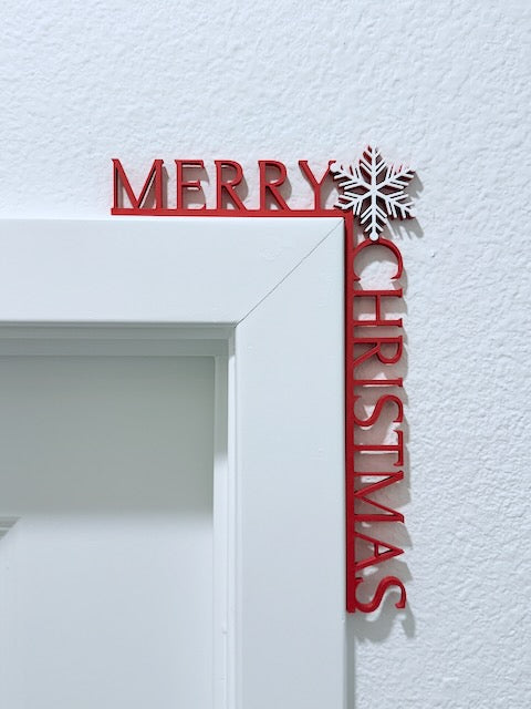 Merry Christmas Door Corner