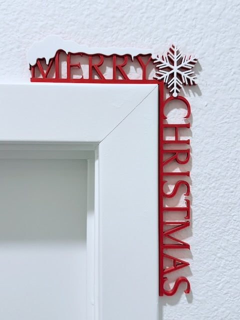 Merry Christmas Door Corner