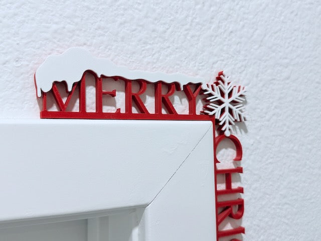 Merry Christmas Door Corner