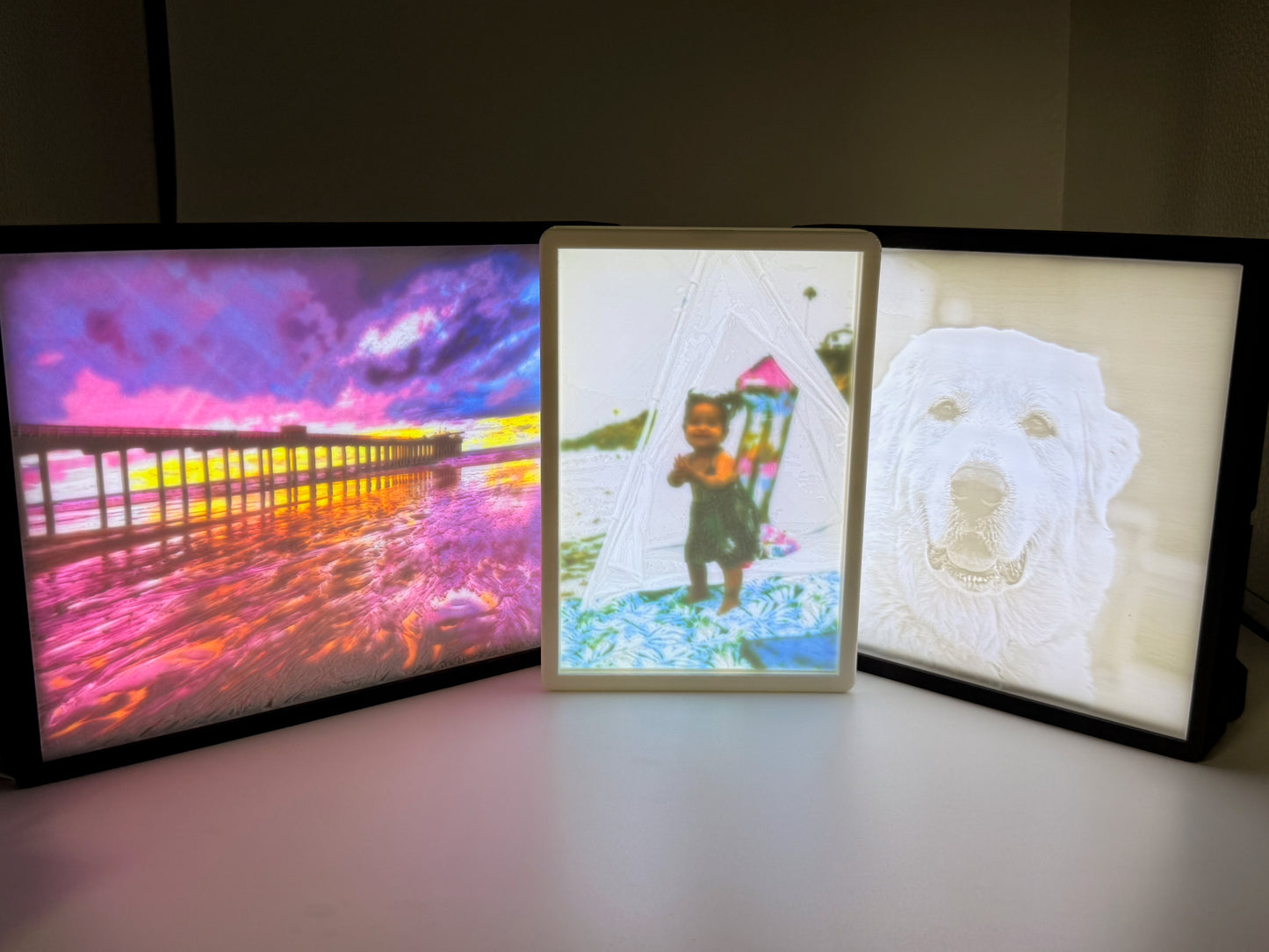 Custom Lithophane Light Box - Your photos, illuminated with depth and emotion.